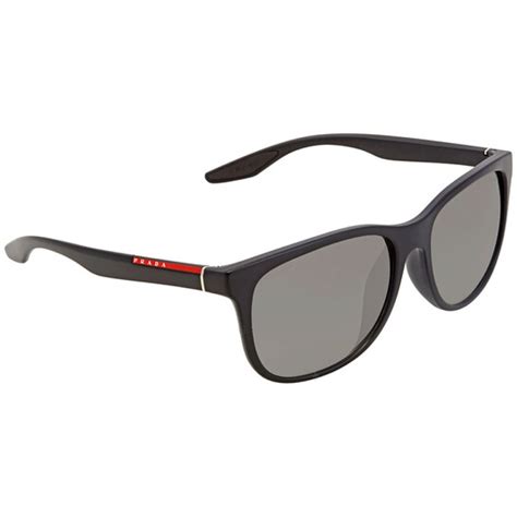 Prada Linea Rossa Grey Gradient Rectangular Men's .